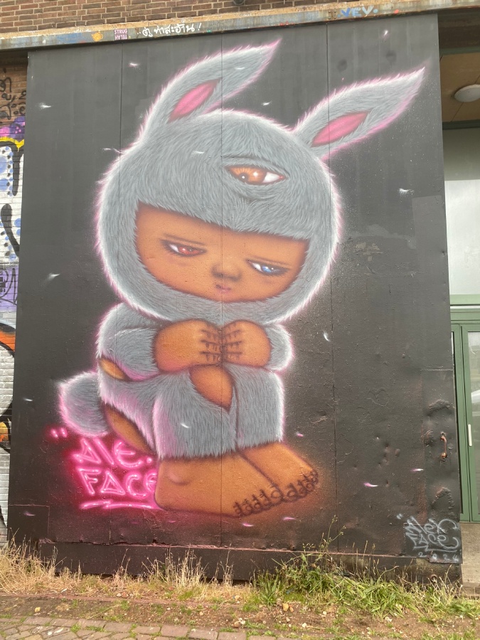 alex face, ndsm, graffiti, amsterdam